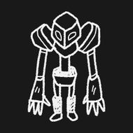 robot doodle N253