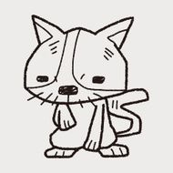 cat doodle N9