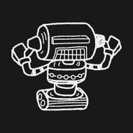 robot doodle N255