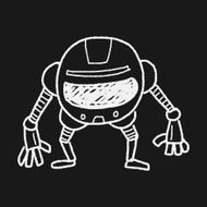 robot doodle N258
