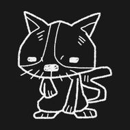cat doodle N11