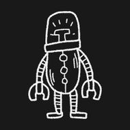 robot doodle N259