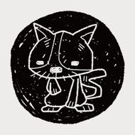 cat doodle N13