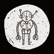 robot doodle N274