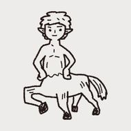 centaur doodle N3