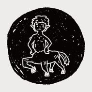 centaur doodle N6