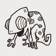 chameleon doodle N4