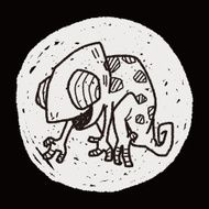 chameleon doodle N6