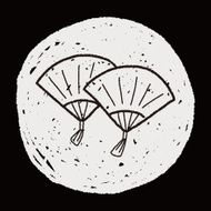 Chinese New Year Folding fan N5