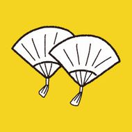 Chinese New Year Folding fan N7