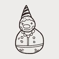 clown toy doodle N3