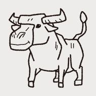 cow doodle N10