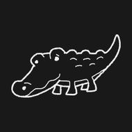 Crocodile doodle N10