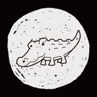 Crocodile doodle N11