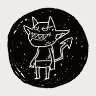 devil doodle N10