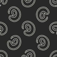 Doodle At seamless pattern background N2