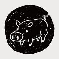 pig doodle N14