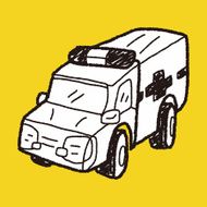 Ambulance doodle N9