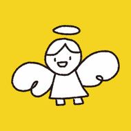 angel doodle drawing N4