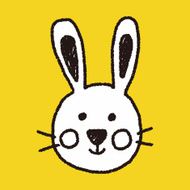 animal rabbit doodle drawing N4