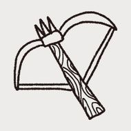 arrow and bow doodle N5