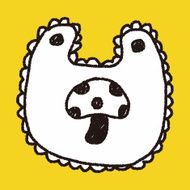 baby bib doodle drawing N4