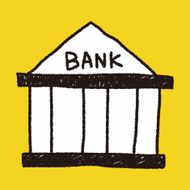 bank doodle drawing N7