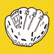 baseball glove doodle N5