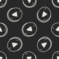 doodle video play seamless pattern background N3