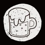 beer doodle drawing N9