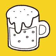 beer doodle drawing N11