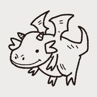 dragon doodle N34