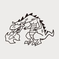 dragon doodle N36