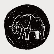 elephant doodle N8