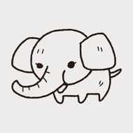 elephant doodle N9