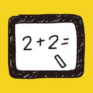 blackboard doodle drawing N7