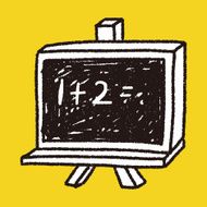 blackboard doodle drawing N8