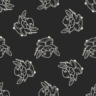 fairy doodle seamless pattern background N2