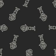 fairy doodle seamless pattern background N4