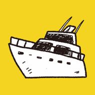 Boat doodle N43
