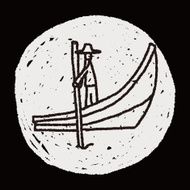 Boat doodle N49