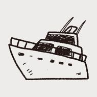 Boat doodle N74