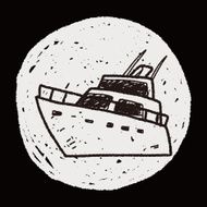 Boat doodle N82