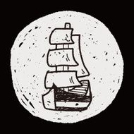 Boat doodle N84