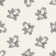 fairy doodle seamless pattern background N5
