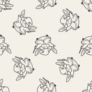 fairy doodle seamless pattern background N6