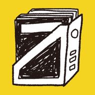 bookshelf doodle N4