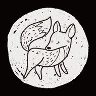 fox doodle N10