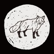 fox doodle N11