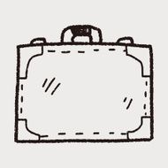 briefcase doodle drawing N8